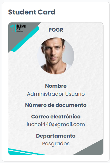 Student Card: Tarjeta digital para estudiantes en Moodle